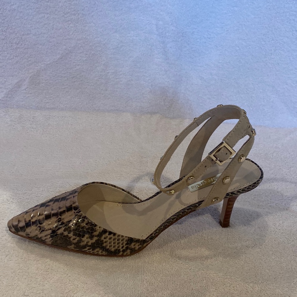 Louise et Cie sandbar Havana Snake Nubuck size 8M